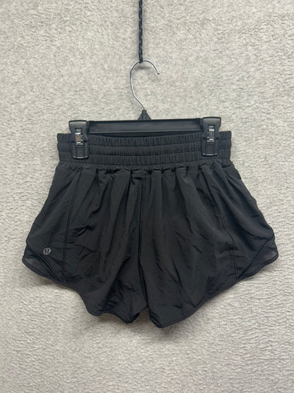 Lululemon Hotty Hot Short High-Rise 2.5" Size 2 Black (Second Release)