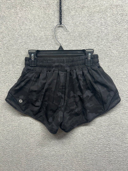Lululemon Hotty Hot Short II 2.5" Size 4 Incognito Camo Multi Grey / Black