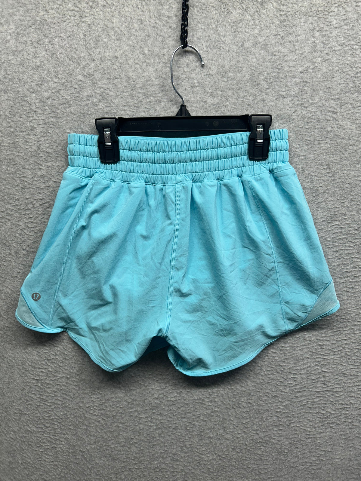 Lululemon Hotty Hot High-Rise Lined Short 4" Size 4 Blue Chill