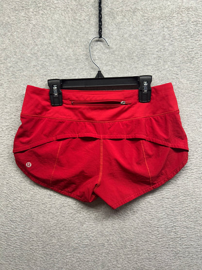 Lululemon Speed Up Short 2.5" Size 4 Dark Red (First Release)