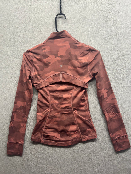 Lululemon Define Jacket Size 2 Heritage 365 Camo Brier Rose Multi