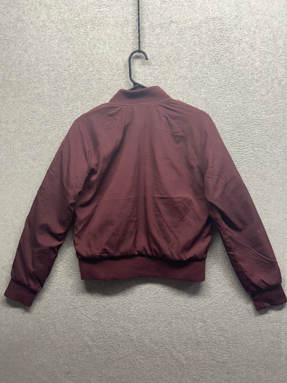 Lululemon Non-Stop Bomber Reversible Size 6 Redwood / So Merlot