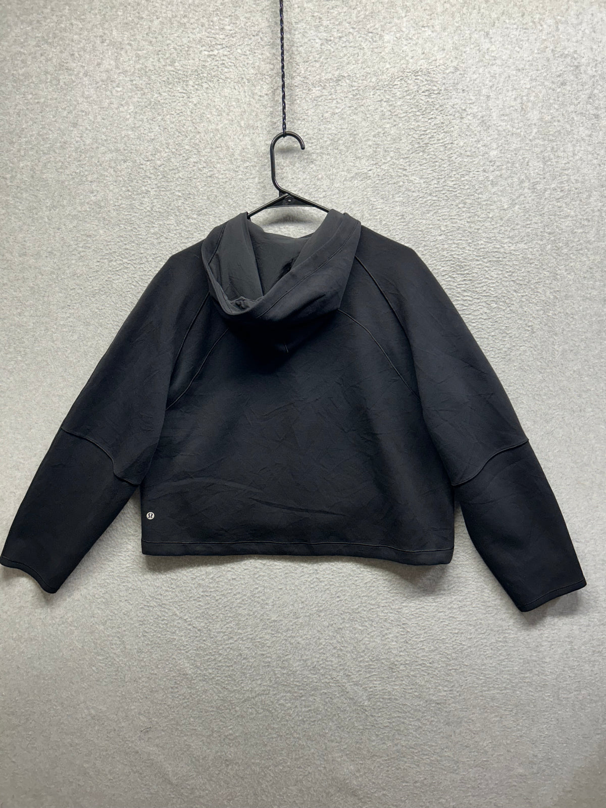 Lululemon AirWrap Modal Pullover Hoodie Size 10 Black