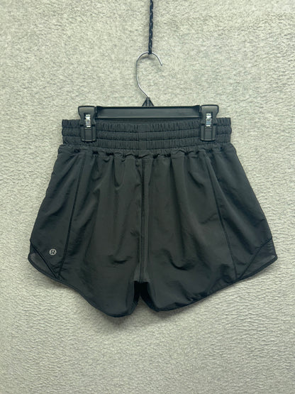Lululemon Hotty Hot Short High-Rise Long 4" Size 4 Black
