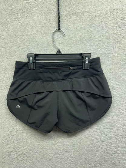 Lululemon Speed Up Short 2.5" Size 2 Black (First Release)