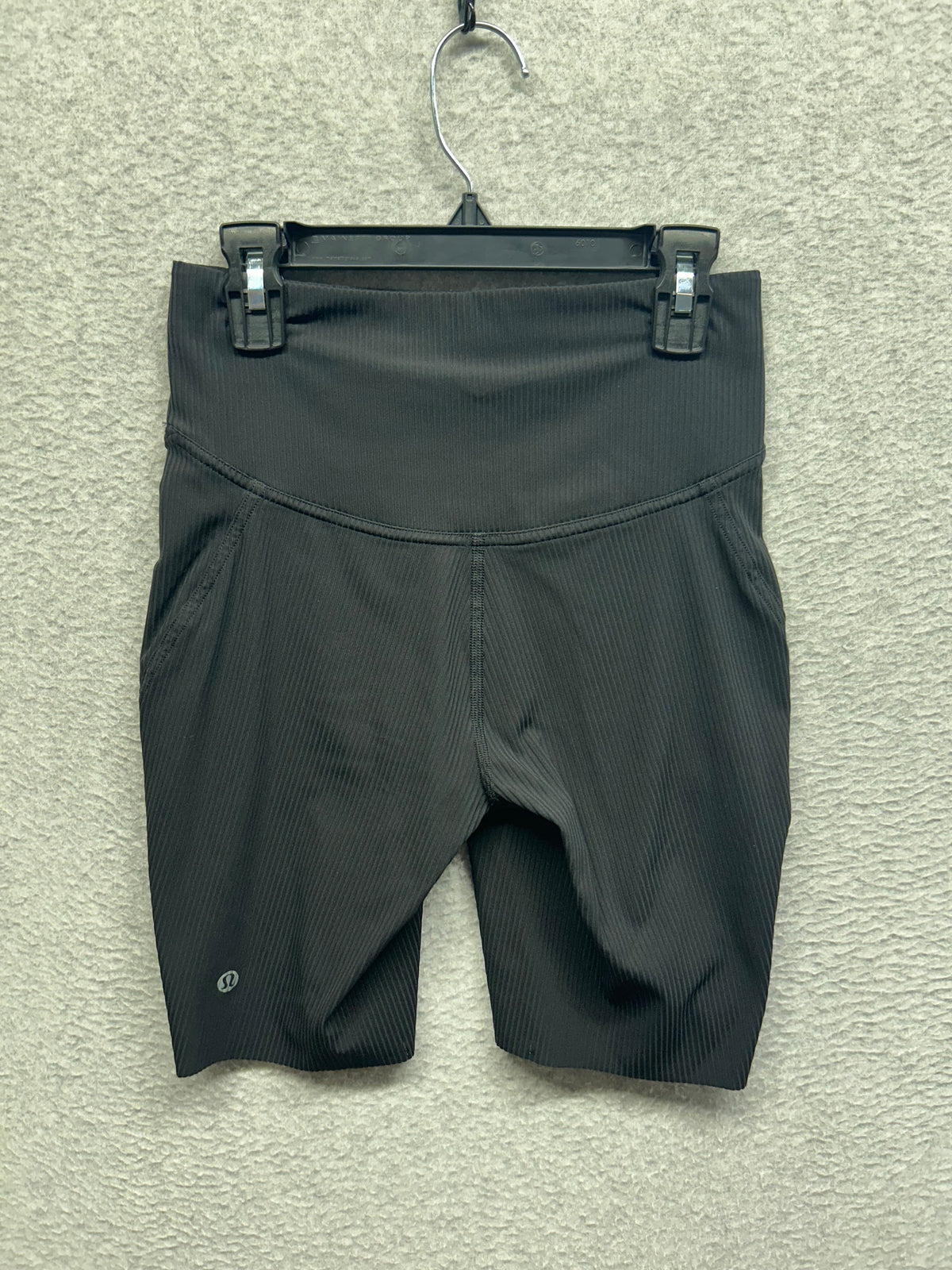 Lululemon Base Pace High-Rise Short 8" Ribbed Nulux Size 4 Black