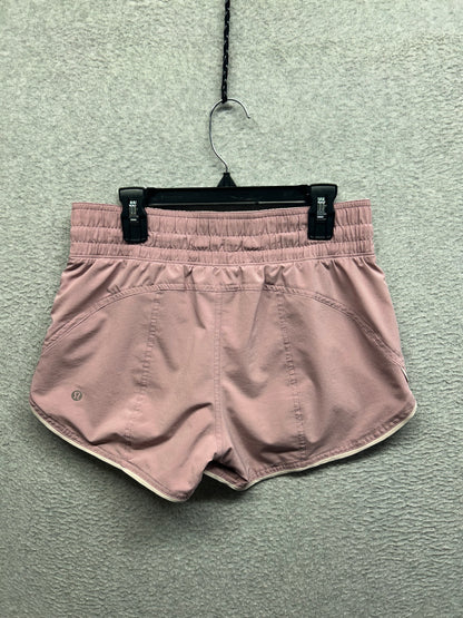 Lululemon Choose a Side Short Reversible 3" Size 4 Pink Taupe / Pink Bliss