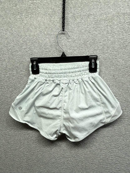 Lululemon Hotty Hot Short High-Rise 2.5" Size 0 White