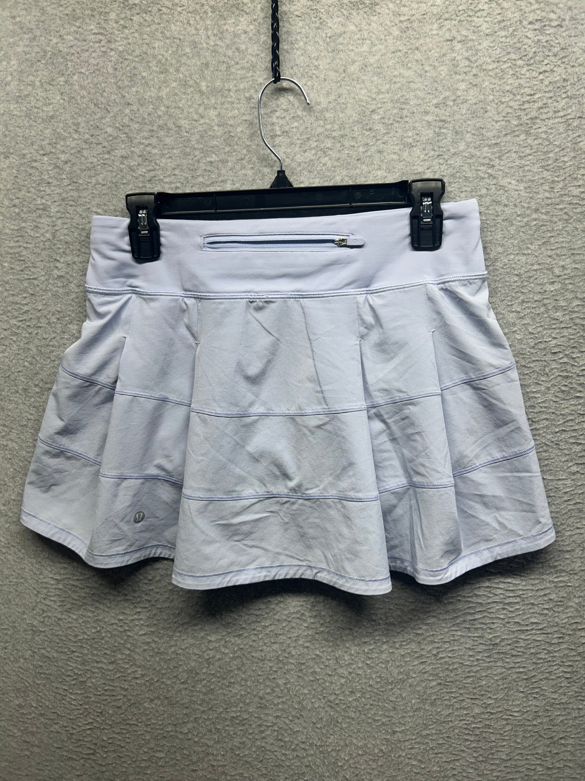 Lululemon Pace Rival Mid-Rise Skirt Long Size 6 Pastel Blue