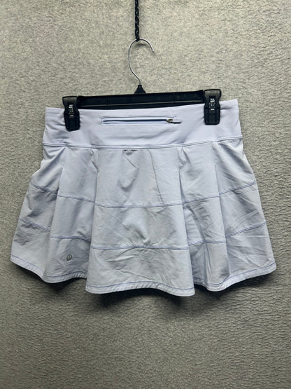 Lululemon Pace Rival Mid-Rise Skirt Long Size 6 Pastel Blue