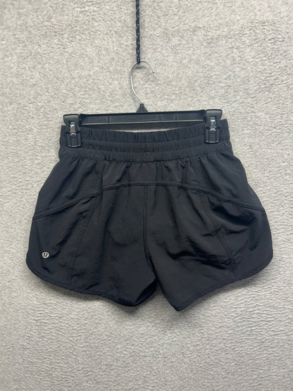 Lululemon Tracker Short V 4" Size 6 Black