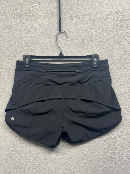 Lululemon Speed Up Short Long 4" Updated Fit Size 6 Black