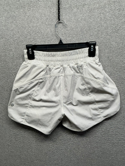 Lululemon Track That Short 5" Size 6 White