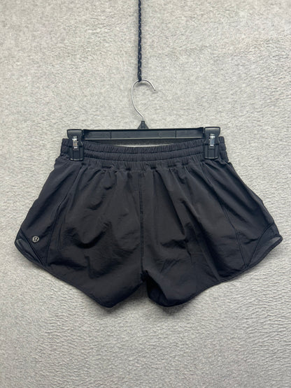 Lululemon Hotty Hot Short II Long 4" Size 6 Black