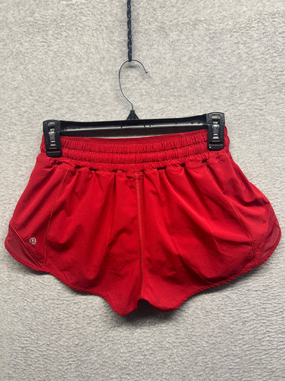 Lululemon Hotty Hot Short II 2.5" Size 6 Dark Red