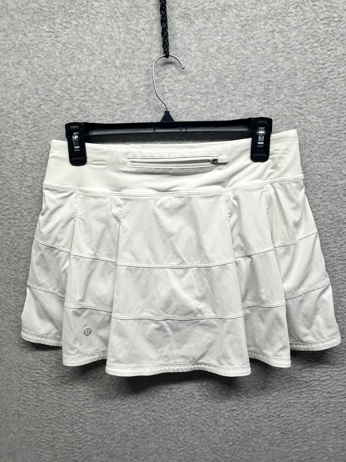Lululemon Pace Rival Skirt (Tall) 4-way Stretch 15" Size 6 White