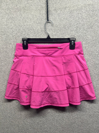 Lululemon Pace Rival Mid Rise Skirt Tall Size 6 Sonic Pink