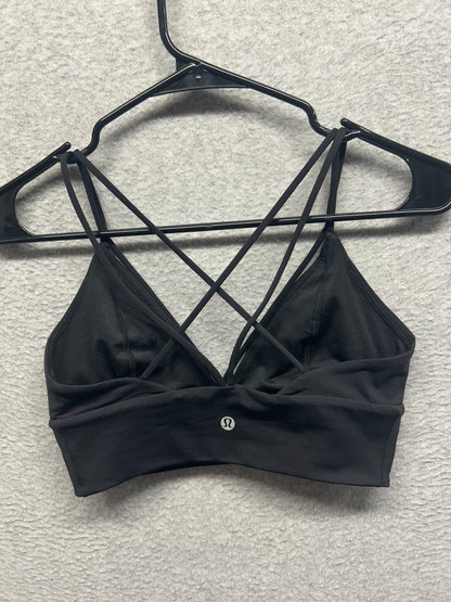 Lululemon Pushing Limits Bra Size 6 Black