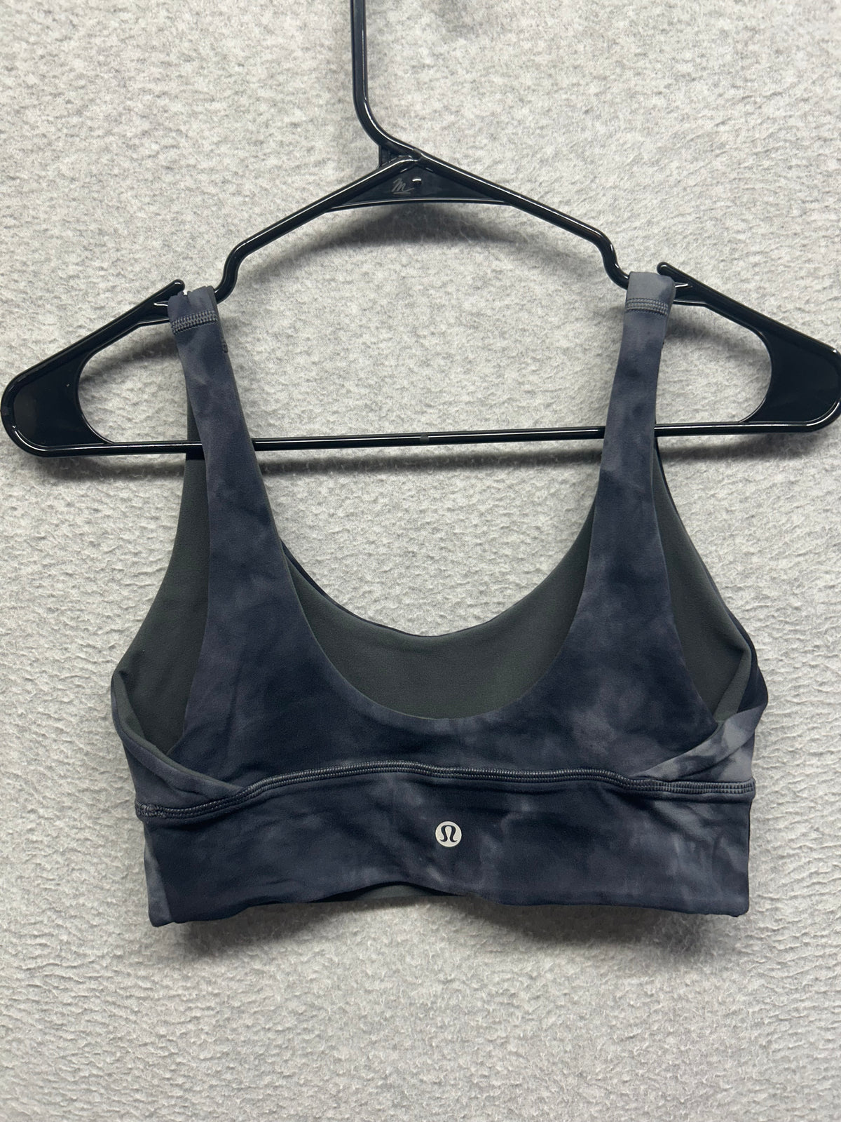 Lululemon Align Reversible Bra Size 6 Diamond Dye Pitch Grey Graphite Grey
