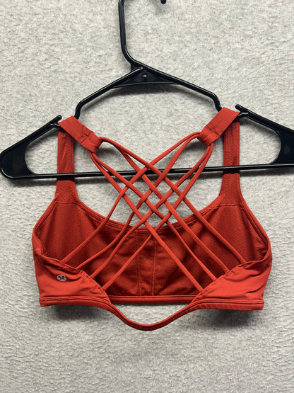 Lululemon Free to Be Bra Size 8 Wild Cayenne