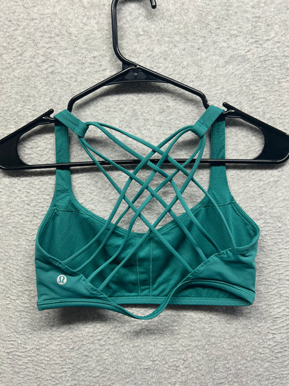 Lululemon Free To Be Bra Wild Size 8 Tidal Teal