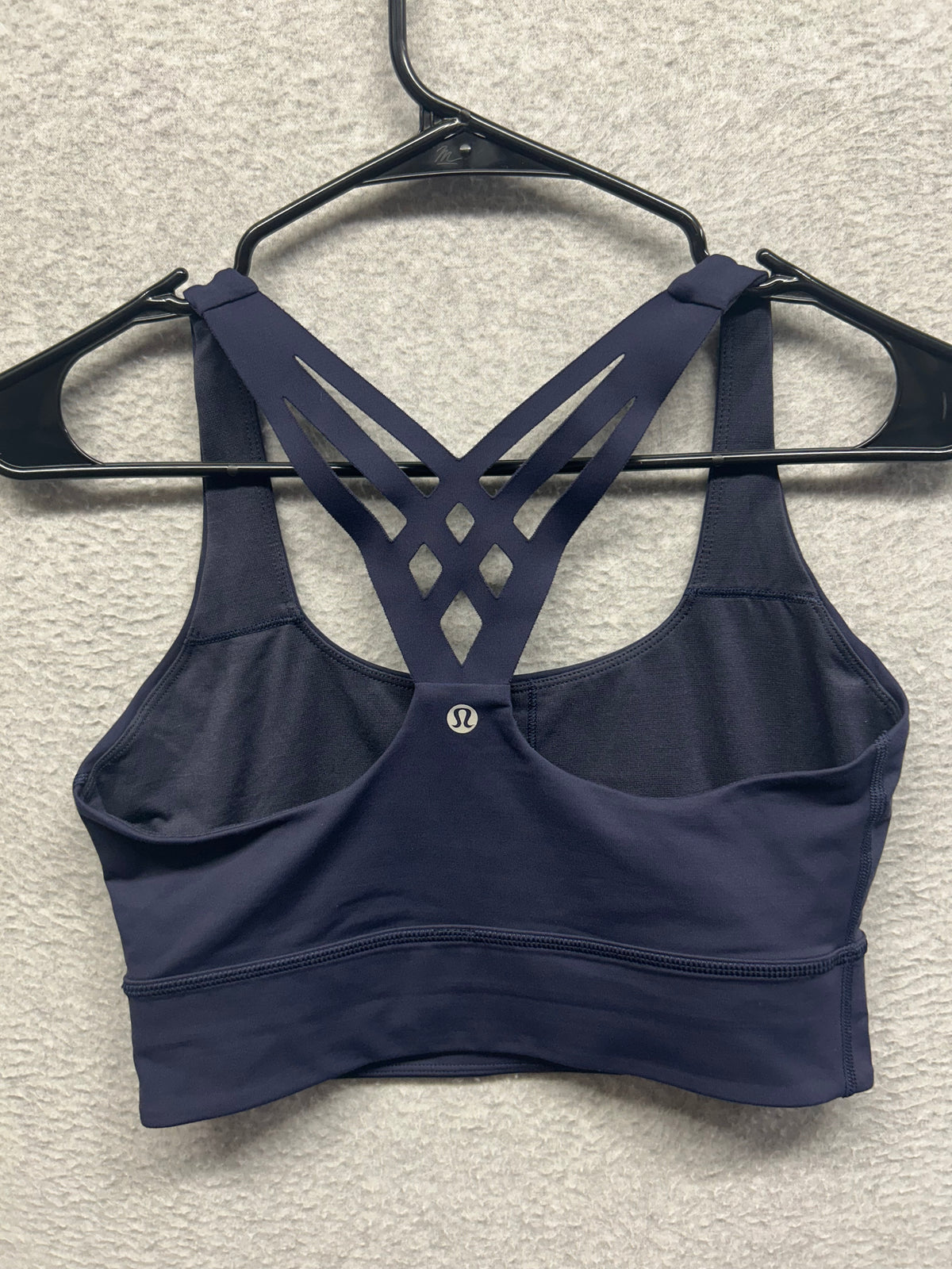 Lululemon Mind Over Miles Bra Size 8 Midnight Navy