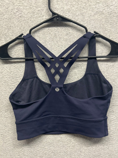 Lululemon Mind Over Miles Bra Size 8 Midnight Navy