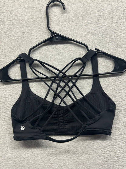 Lululemon Free To Be Bra Wild Size 8 Black