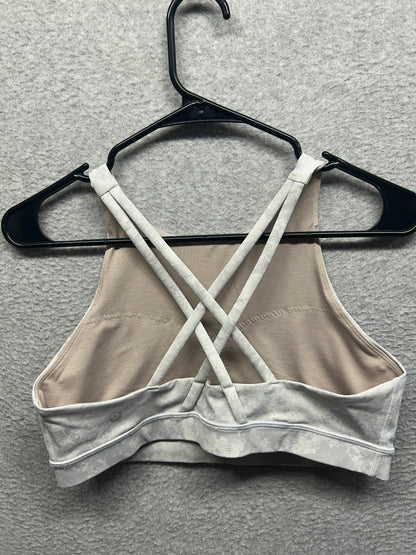 Lululemon Energy Bra High Neck Size 10 Future Oasis Grey Multi
