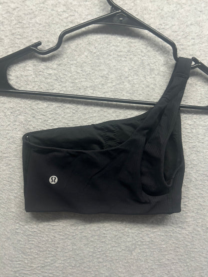 Lululemon Ribbed Nulu Asymmetrical Yoga Bra Size 2 Black