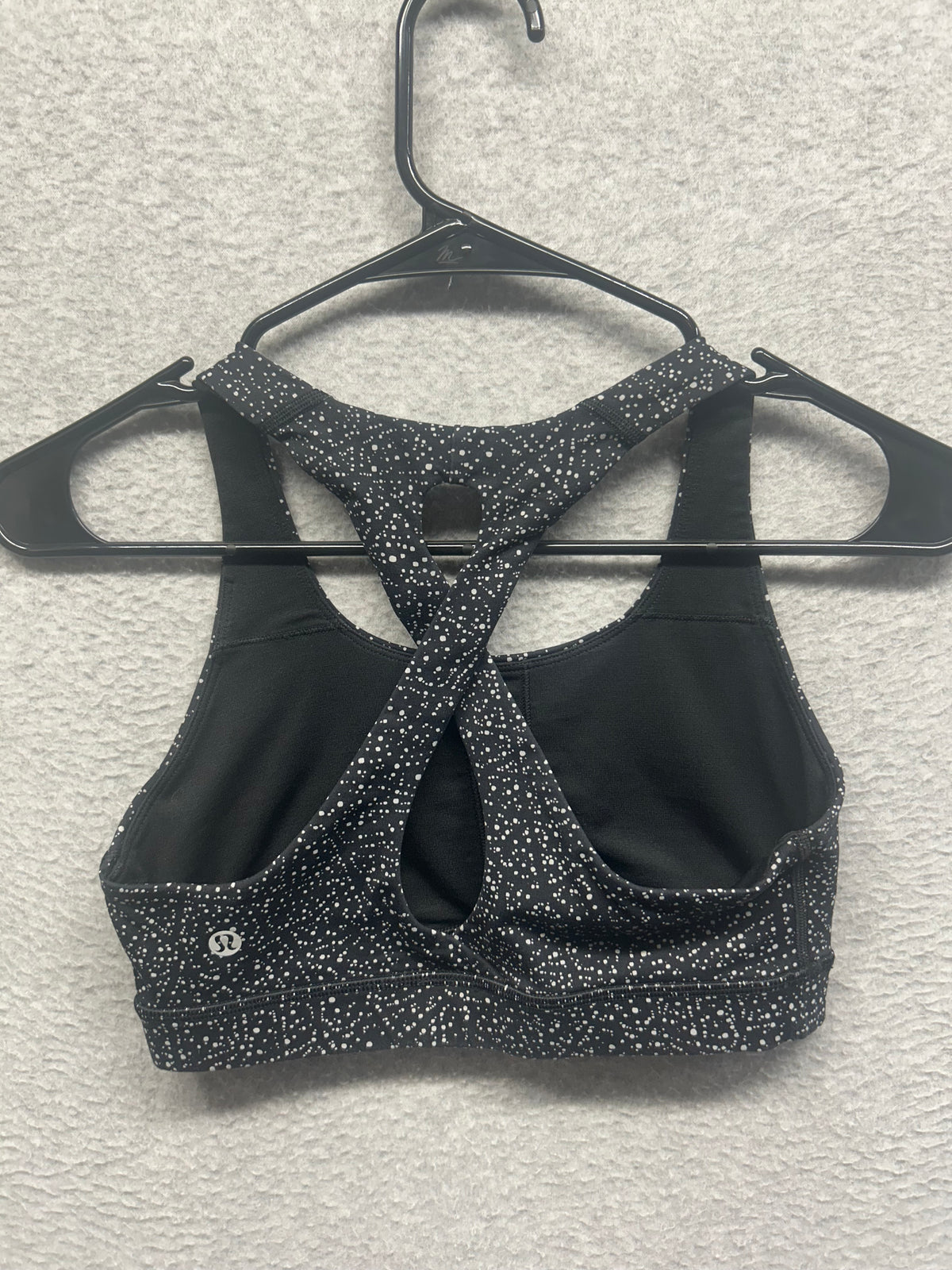 Lululemon Time To Sweat Bra Size 4 Night View White Black