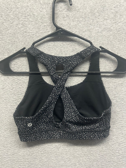 Lululemon Time To Sweat Bra Size 4 Night View White Black