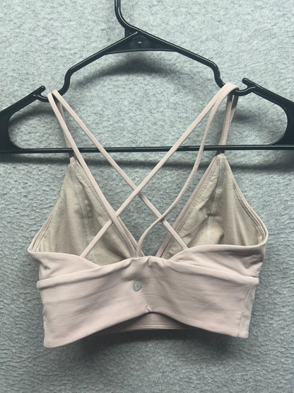Lululemon Pushing Limits Bra Size 4 Mink Berry