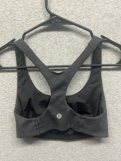Lululemon Wunder Train Bra Size 4 Heathered Graphite Grey