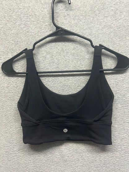 Lululemon Align Ribbed Bra Size 4 Black / Black