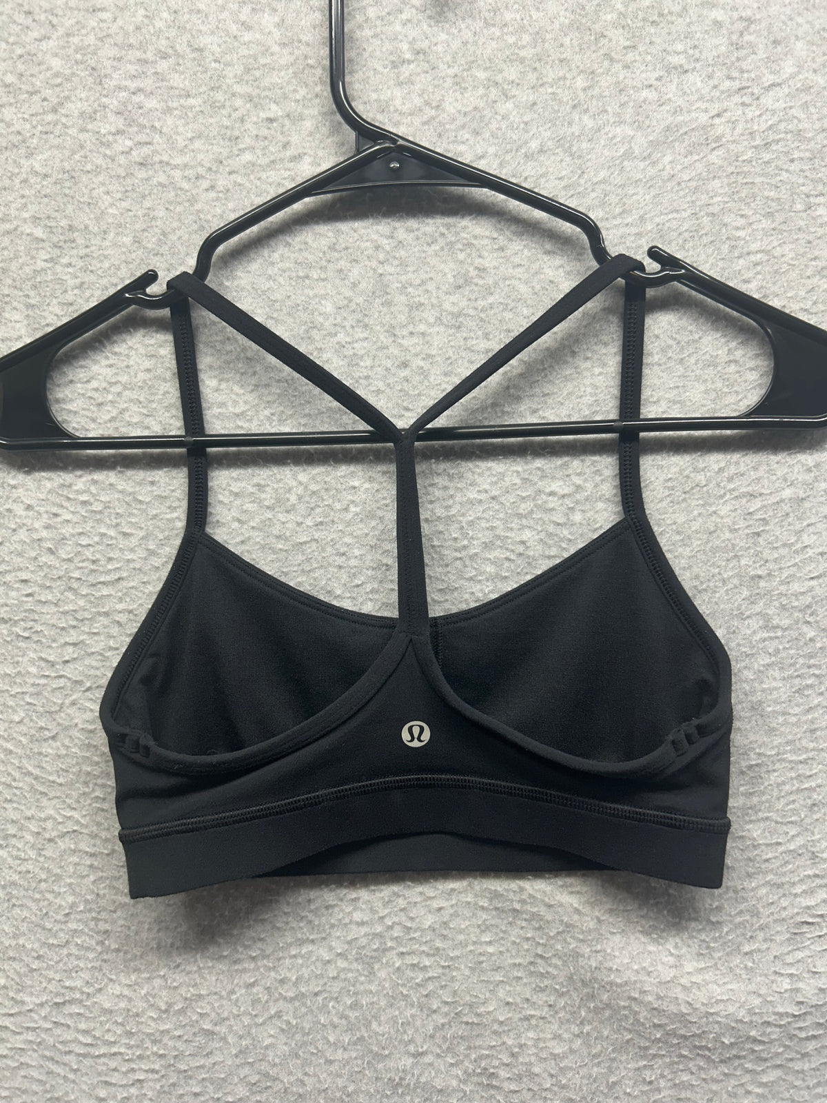 Lululemon Flow Y Bra Nulu Size 4 Black