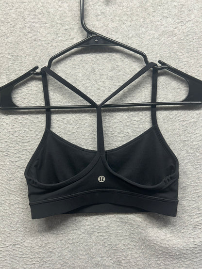 Lululemon Flow Y Bra Nulu Size 4 Black