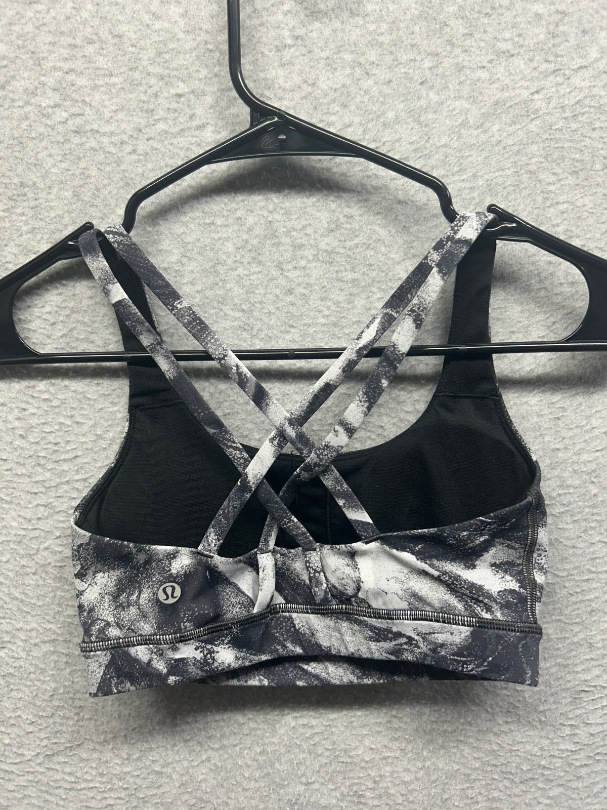 Lululemon Energy Bra Size 4 Take Flight Grey Multi