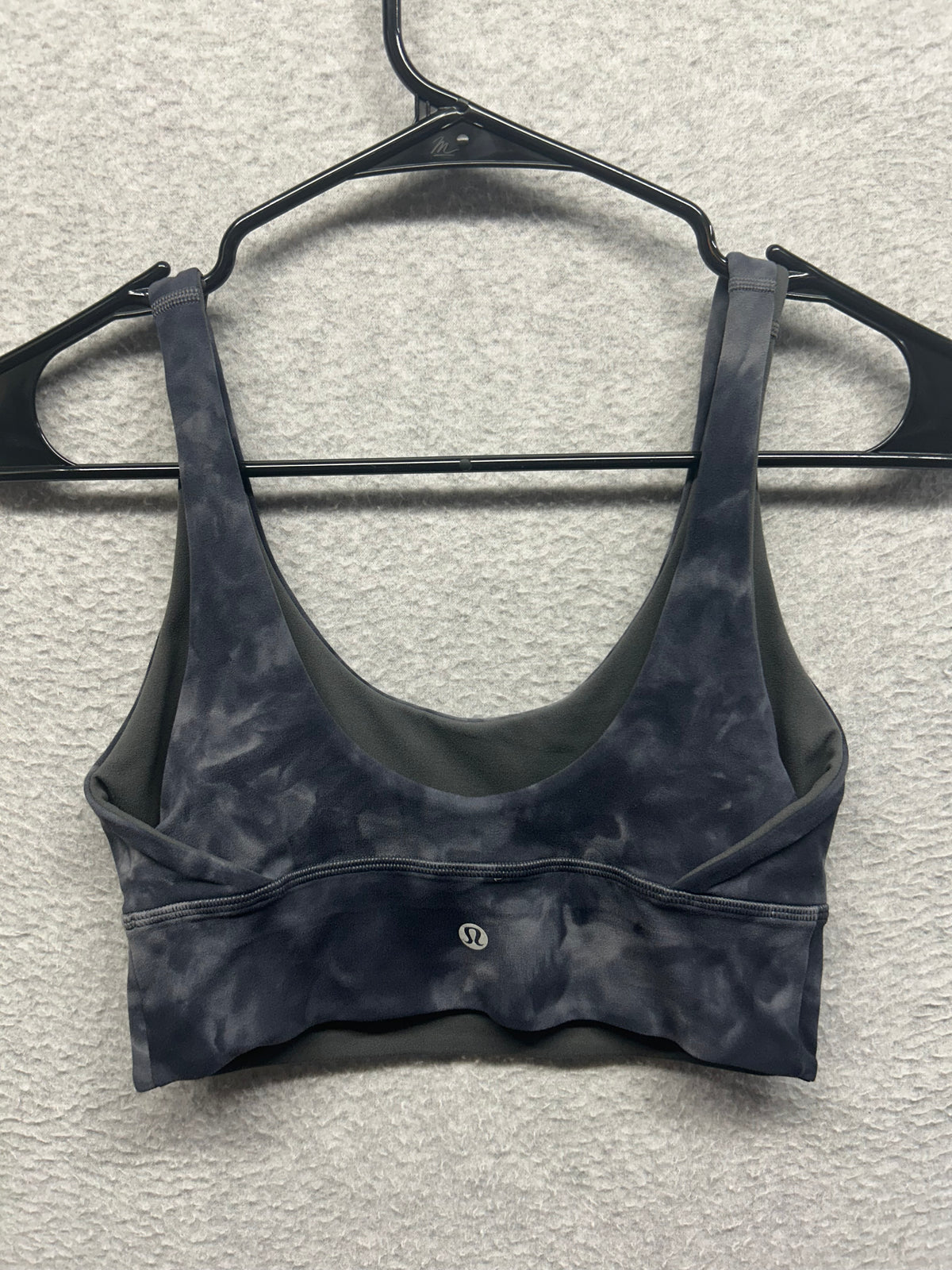Lululemon Align Reversible Bra Size 4 Diamond Dye Pitch Grey Graphite Grey / Graphite Grey