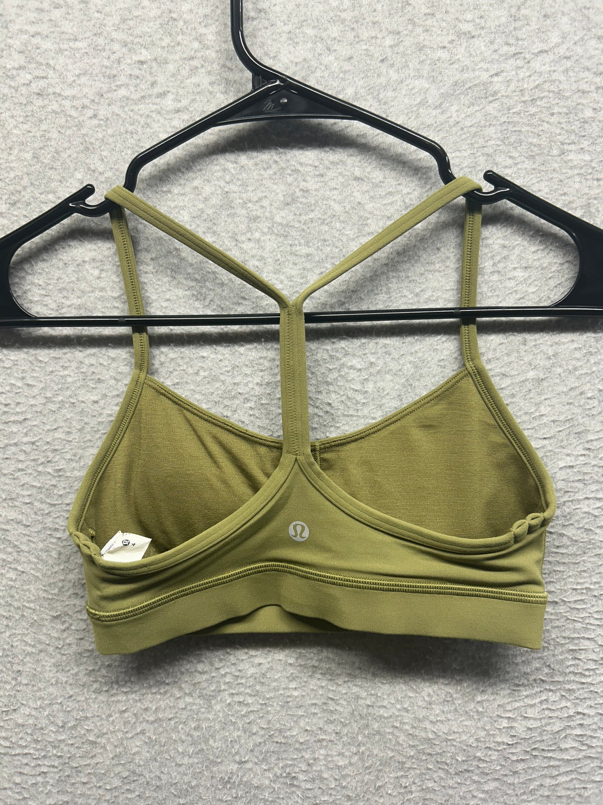 Lululemon Flow Y Nulu Bra Size 4 Bronze Green