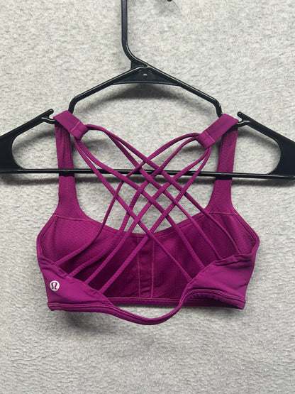 Lululemon Free To Be Wild Size 4 Power Purple