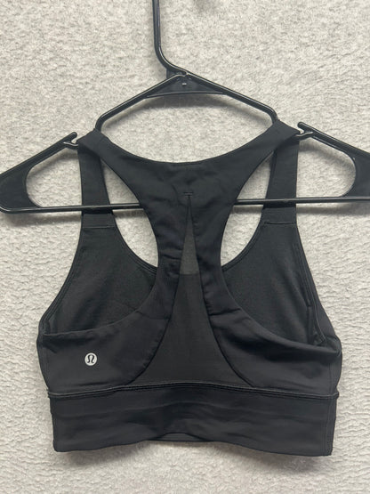 Lululemon Invigorate Bra Long Line Size 6 Black