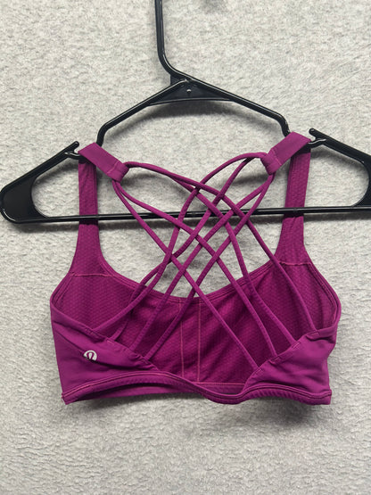 Lululemon Free to Be Bra Size 6 Wild Atomic Purple