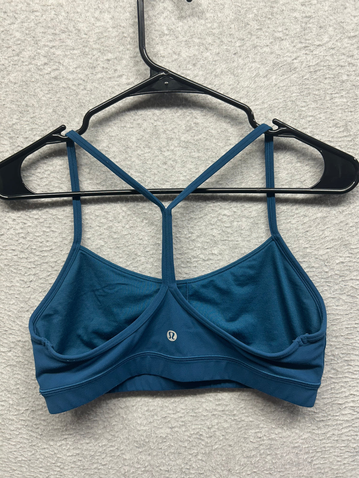 Lululemon Flow Y Bra Nulu Size 10 Blue Twill