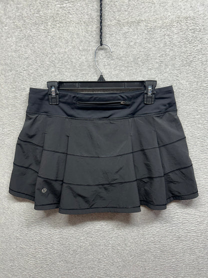 Lululemon Pace Rival Skirt 13" Size 8 Black