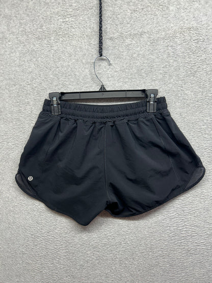 Lululemon Hotty Hot Short Long 4" Size 8 Black