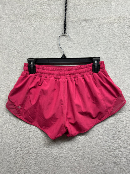 Lululemon Hotty Hot Short II 2.5" Size 8 Violet Red