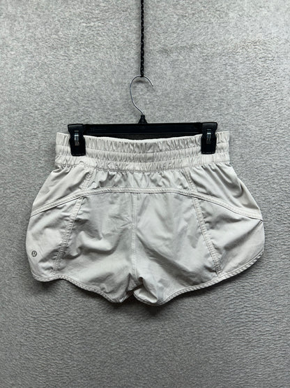 Lululemon Tracker Short V 4" Size 8 White