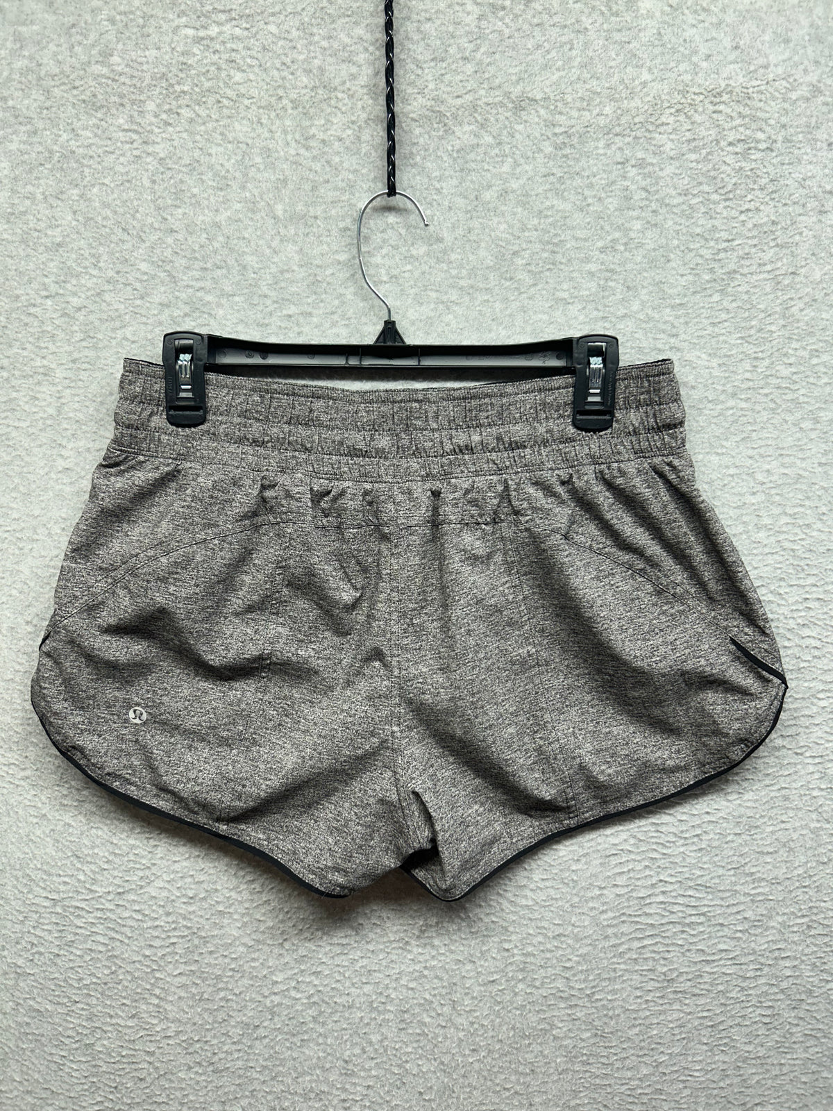 Lululemon Choose A Side Short 3" Size 8 Heather Lux Multi Black / Black