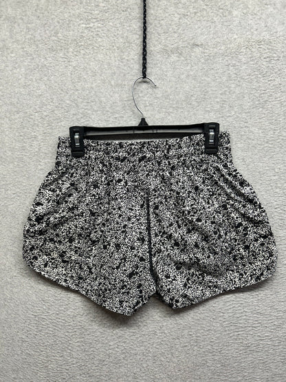 Lululemon Tracker Short V 4" Size 8 Sporadic Black Rhino Grey